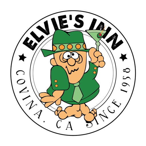 Elvie's Inn circular badge logo